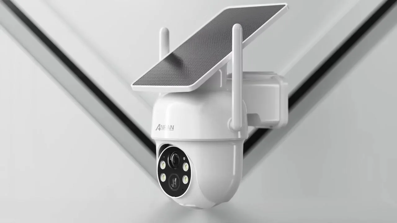 ANRAN 監視カメラ 屋外 ソーラー 防犯カメラ ANRAN 5MP ソーラー監視カメラ Wifi セキュリティカメラ屋外