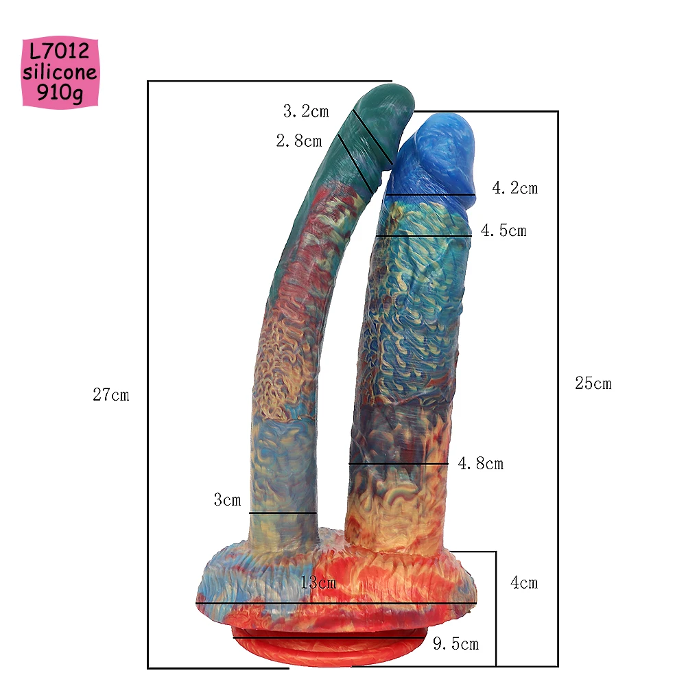 Small Order SXXY Ambilight Double Headed Dildo Sex Toys For Lesbian Knot Animal Dog Penis Realistic Anal Plug Masturbation Massage Products Se32c6859790f4a629ffca6d21680907a5