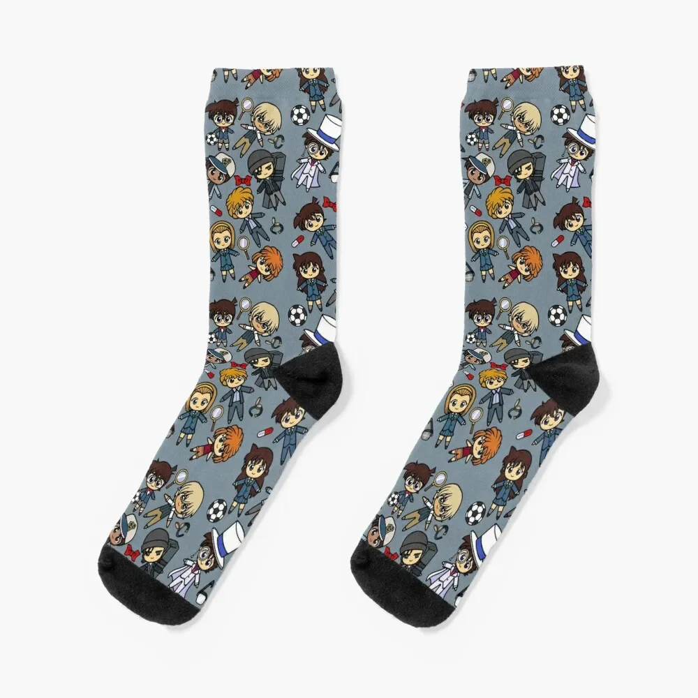 Detective Conan Socks man colored Socks Man Women's бэтмен detective comics убойная прогулка