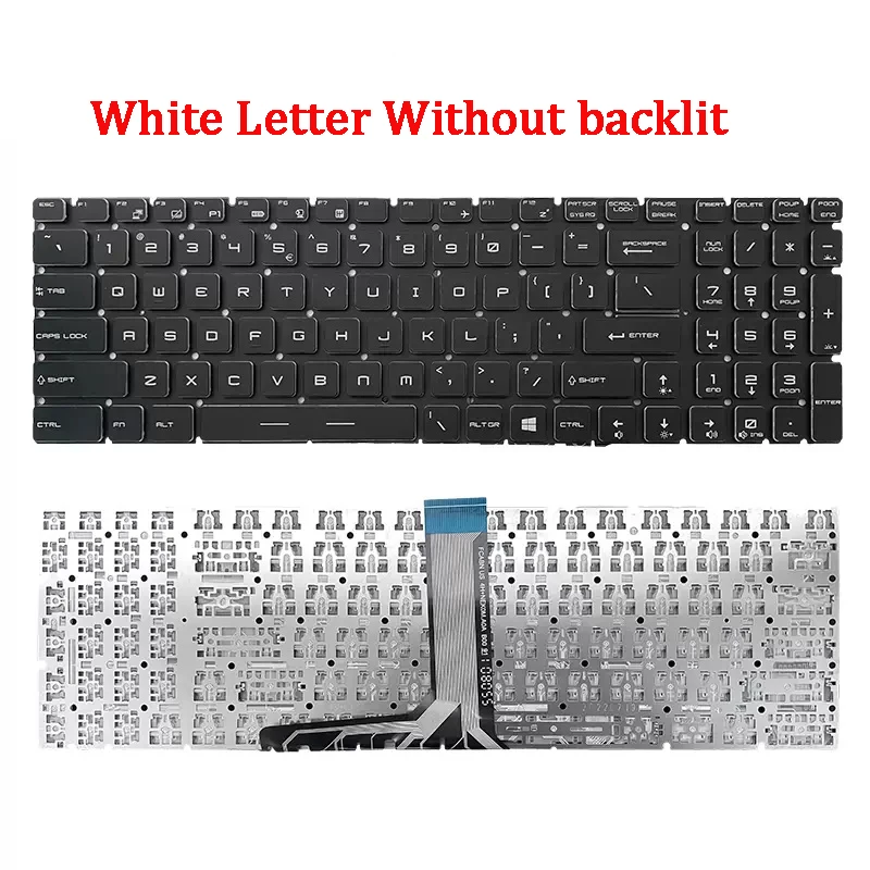 Clavier Espagnol Original MSI Pour CR600 CR610 CR700 MS-1683 - AZERTY Neuf Sous Blister