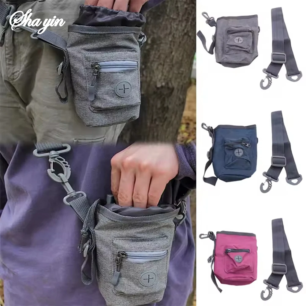 Dog Training Pouch Bag Portable Dog Training Treats Food Pouches Fanny Pack Treat Holder Toys Pet