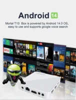 Mortal TV Box Android14 T1X Voice Netflix Chromecast Wifi 6 BT5.0 4K HDR10 Youtube H313 Streaming Media Player Games Set Top Box - Image 2