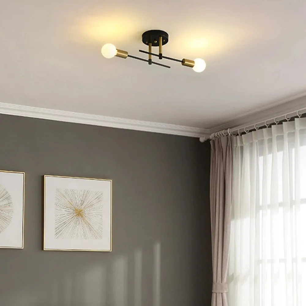 Vintage E27 Ceiling Lighting Fixture Image 4