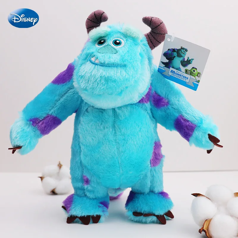 23cm Sulley Disney Monsters Inc Kawaii Plush Toys Pixar Stuffed Animals Dolls For Children 10 Years Old Baby Room Decoration New pixar cars 3 miss fritter cal jackson storm cruz ramirez diecast metal toys model toy car birthday gift for children kids new