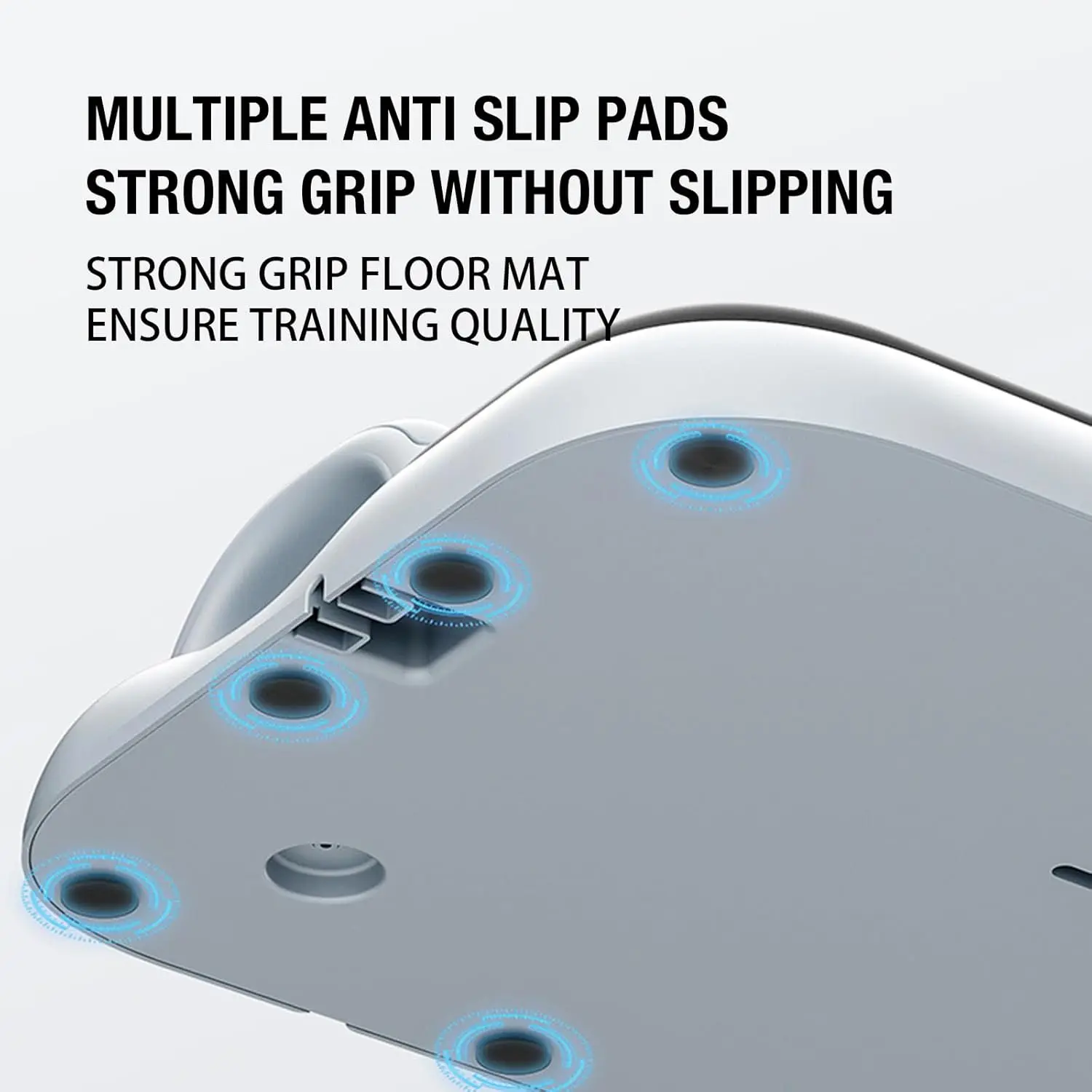 Portable Push-up Plate Multifunctional Abdominal Board with Resistance Bands and Knee Mat for Full Body Home Exercise