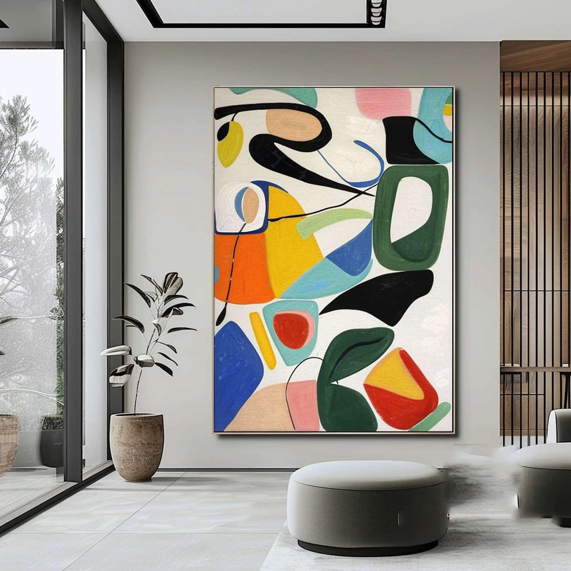 Handmade Abstract Canvas Painting 3