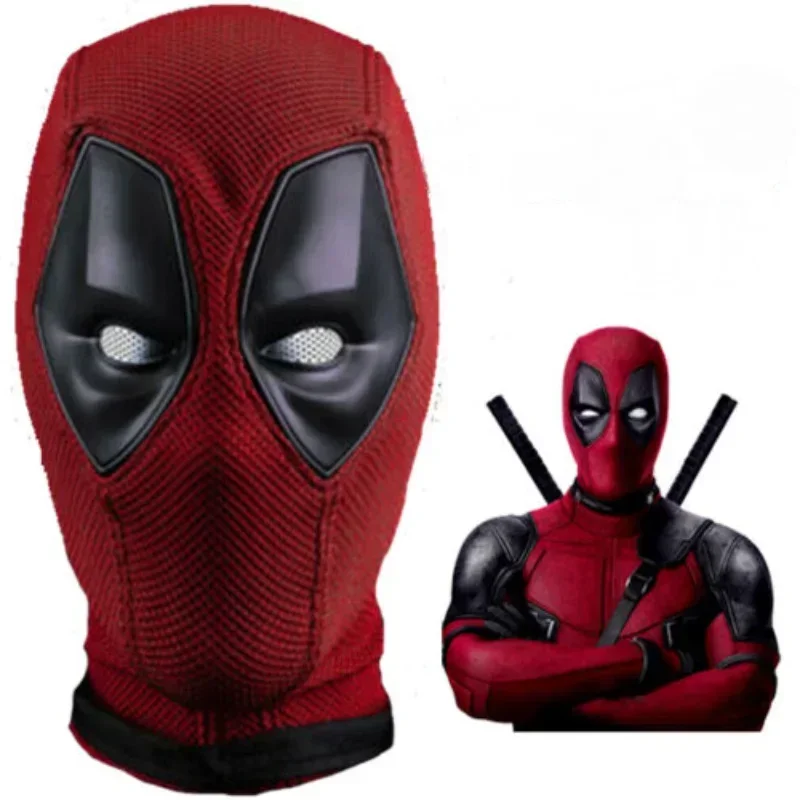 Nico Shuai Dragon Mask Anime Movie Deadpool Halloween Cosplay Head Cover Knitted Cotton Mesh Helmet Party Carnival Costume Props
