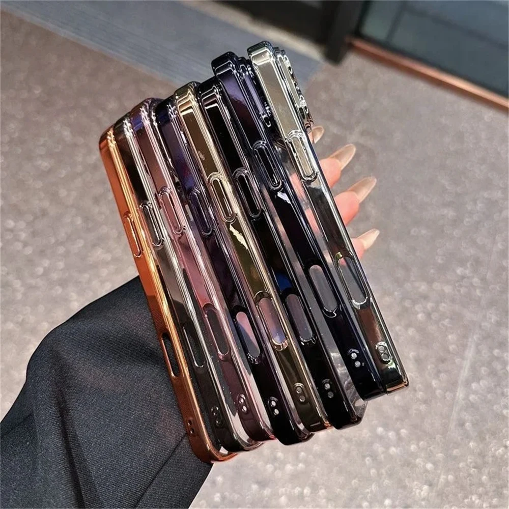 Magnetic Glitter Clear Phone Case For Iphone Pro Max Plus_voghion.com
