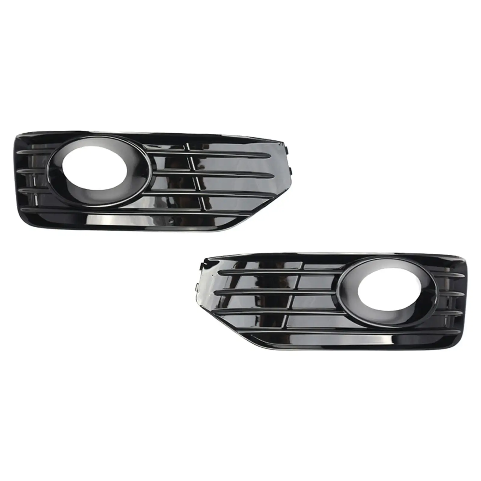 

2 Pieces Fog Light Grille Covers Front Lower Bumper Professional Assembly Fog