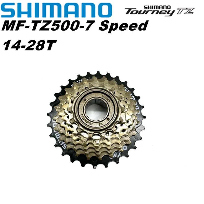 Bicycle Sprocket Gear Bicycle Cassette Bike Freewheel Bike Sprocket Bicycle Parts SHIMANO MF TZ500 7 Speed Bicycle Freewheel
