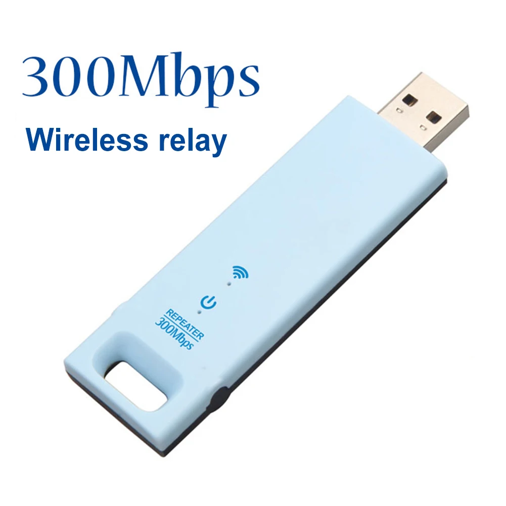 

WiFi Extender Booster Portable Wireless USB Wifi Repeater 2.4G 300Mbps WiFi Signal Amplifier Plug and Play For Desktop Laptop PC