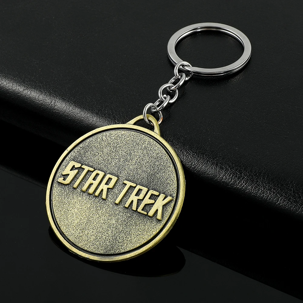 Classic Movie Star Trek Metal Nameplate Pendant Keychain Admiral