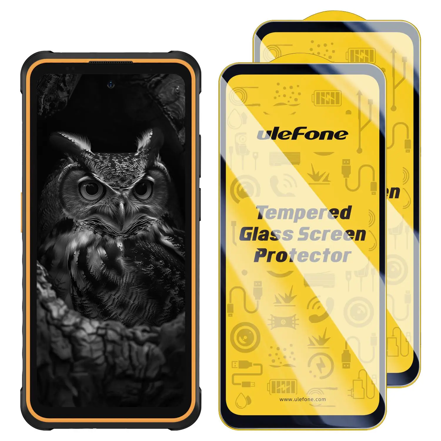 Premium 2-Pack HD Anti-Fingerprint Tempered Glass Screen Protector