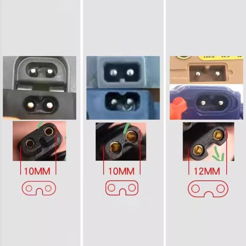 1Pc EU Plug Glare Flashlight Accessories Double Hole Charging Cable 220V 110V Direct Charging Torch Light Charger Power Cord