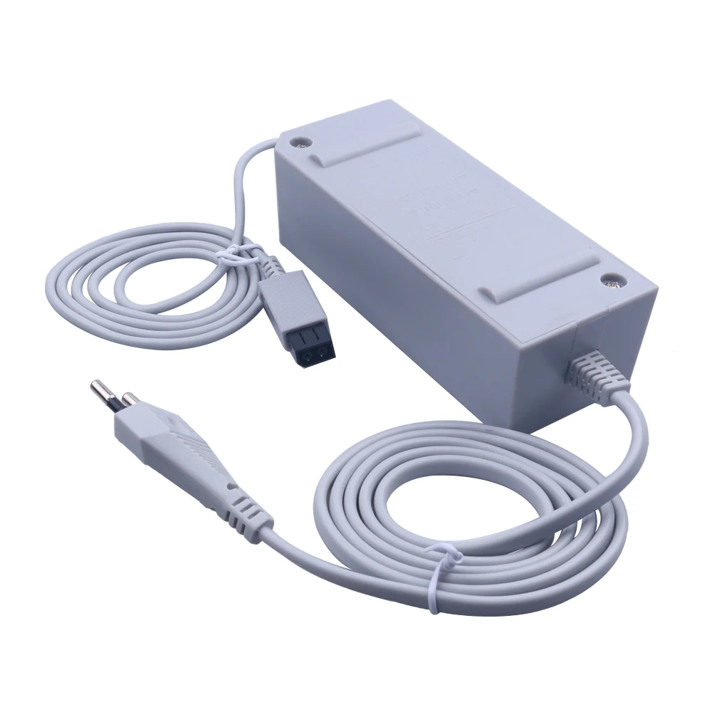 Game console power adapter AC 100-240V Home Wall Power Supply Charger for Nintendo Wii Power Joystick Gamepad Controller Replacement US/EU Plug