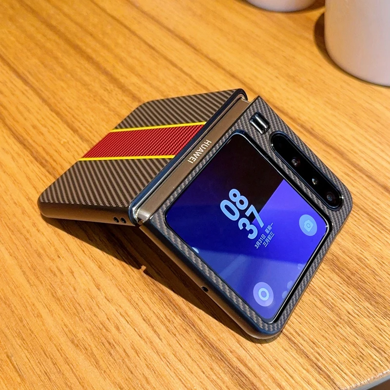 Luxury Carbon Fiber Pattern Protective Back Cover Case