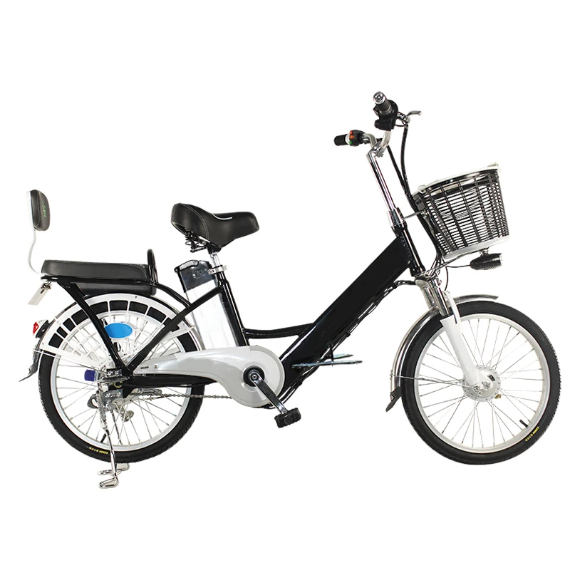 

20 Inch Small Tube City E-bike Upgraded Dual Battery Electric Bike Brushless With Gear Motor