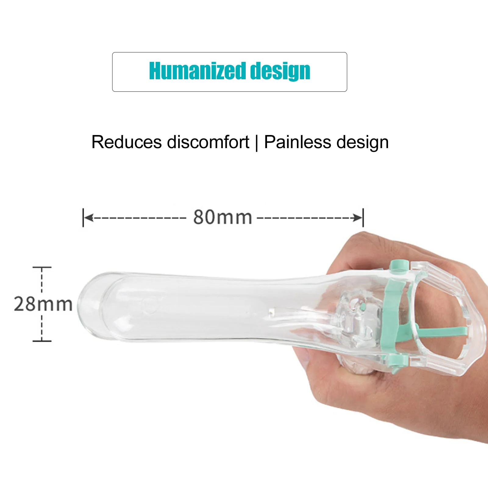 LED Vaginal Speculum LED Reusable Professional Painless Adjustable Speculum M 4