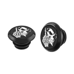 MUQZI Superlight Aluminum Alloy Bike Handlebar End Caps (Model A Black)