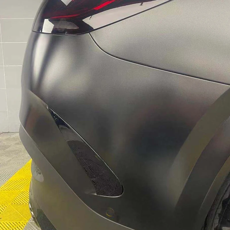 Per Mercedes Benz Gle Coupe C167 Gle350 Gle450 Carbon Car Paraurti Posteriore Splitter Laterale Spoiler Strip Cover Air Vent Trim 2020 + Auto