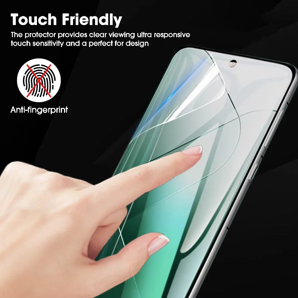Full Coverage Anti-Scratch HD Clear Hydrogel Soft Film Screen Protectors (5/1 Pack)