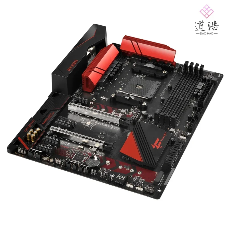 For Asrock X370 GAMING K4 Motherboard 64GB HDMI PCI-E3.0 M.2 Socket AM4 DDR4 ATX X370 Mainboard 5 For Asrock X370 GAMING K4 Motherboard 64GB HDMI PCI-E3.0 M.2 Socket AM4 DDR4 ATX X370 Mainboard - Image 3