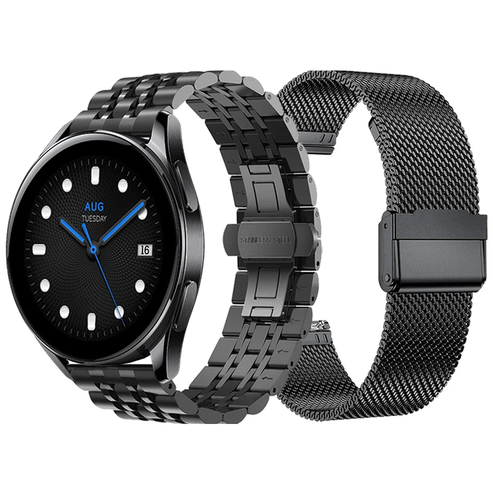 

Metal Stainless Steel Strap For Xiaomi Watch S2 46mm 42mm Mesh Band Mi S1 Pro /Active Replacement Watchband Bracelet Accessories