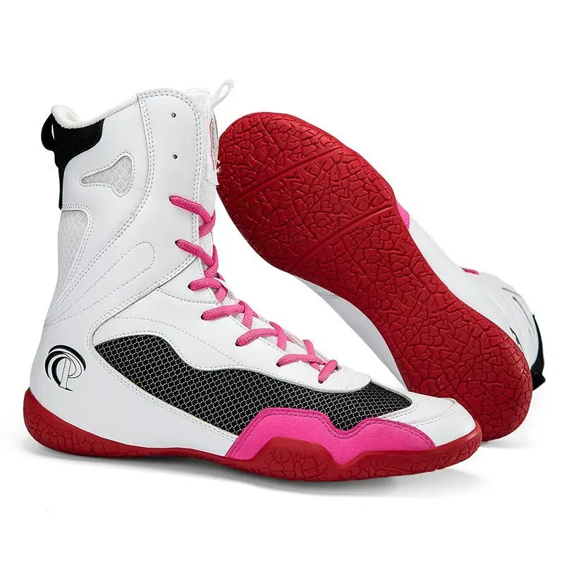 Professional Competition Wrestling Shoes Lightweight Breathable Wear-resistant Sports Shoes Free Fighting Boxing