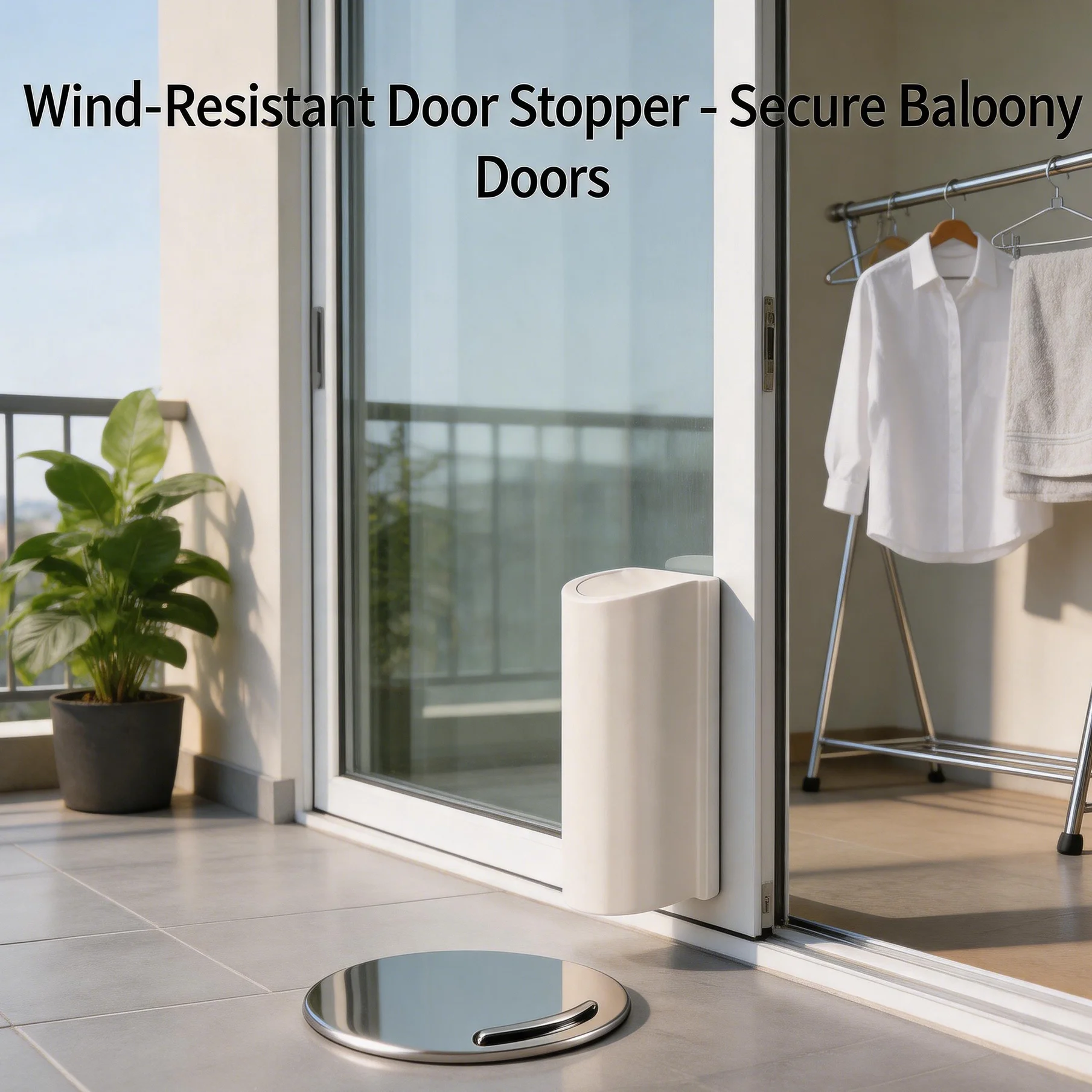 Magnetic Hidden Door Stopper and Wall Protector - Elegant Home Decor Accessory