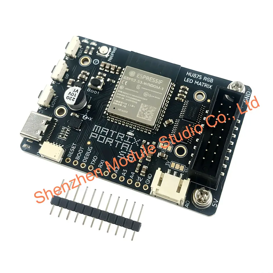 5778 ESP32-S3 RGB LED Matrix Display Controller Module WiFi BT USB-C for HUB-75 Panels 16x32 to 64x64 image 1