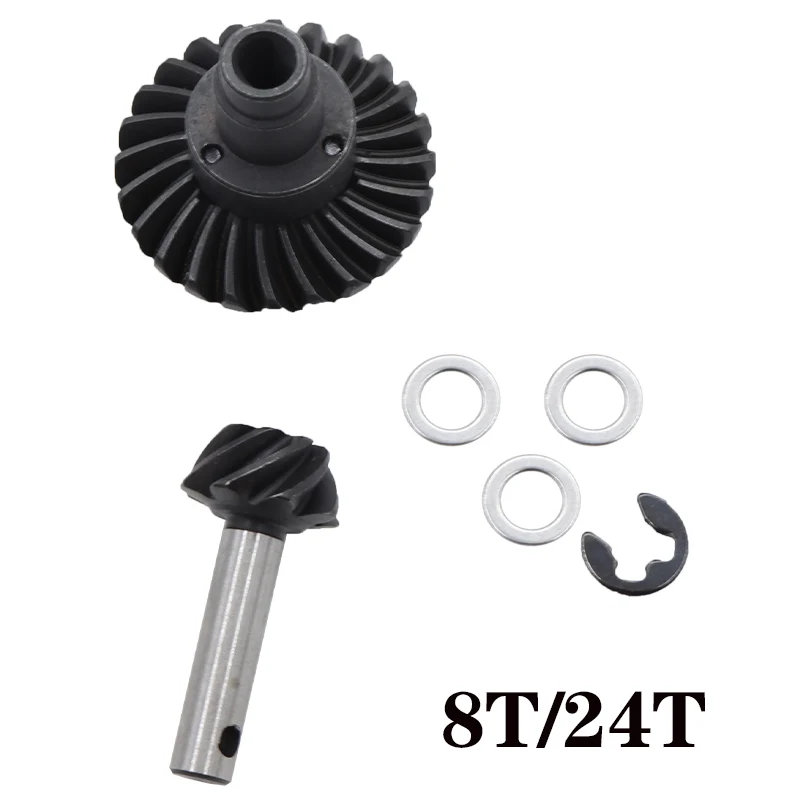 8T 24T/27T/30T/33T Stahl Helical Kegel Achse Getriebe für 1/10 RC Crawler Axial SCX10 II III 90046 axi03014 RBX10 Capra 1,9 utb – Detail 5