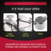 Extra Large 53 Quart / 50 Liter Professional Pressure Cooker Heavy-Duty Aluminum Construction with Multiple Safety Systems 4