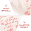 Printed Tissue Valentine Decor Toilet Heart-shaped Printing Decorative Paper Bathroom Accessory 4
