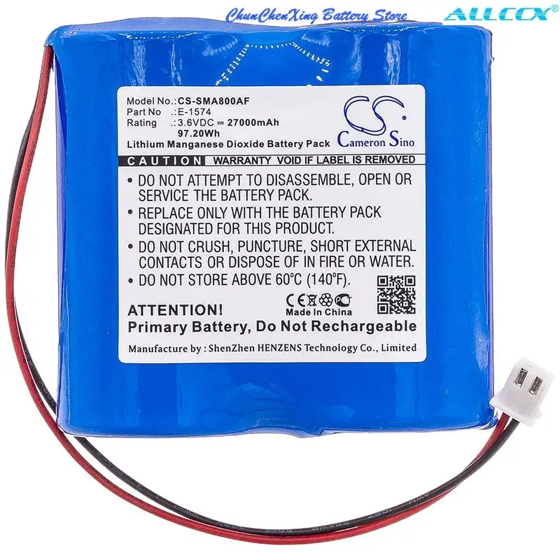 

Cameron Sino 27000mAh Automatic Flusher Battery E-1574 for Siemens MAG 8000 FlowMeter