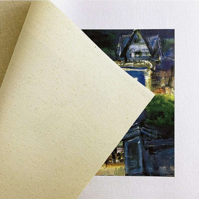 24in*30m Bulk Cheap Cotton Canvas Roll For Fine Art Print