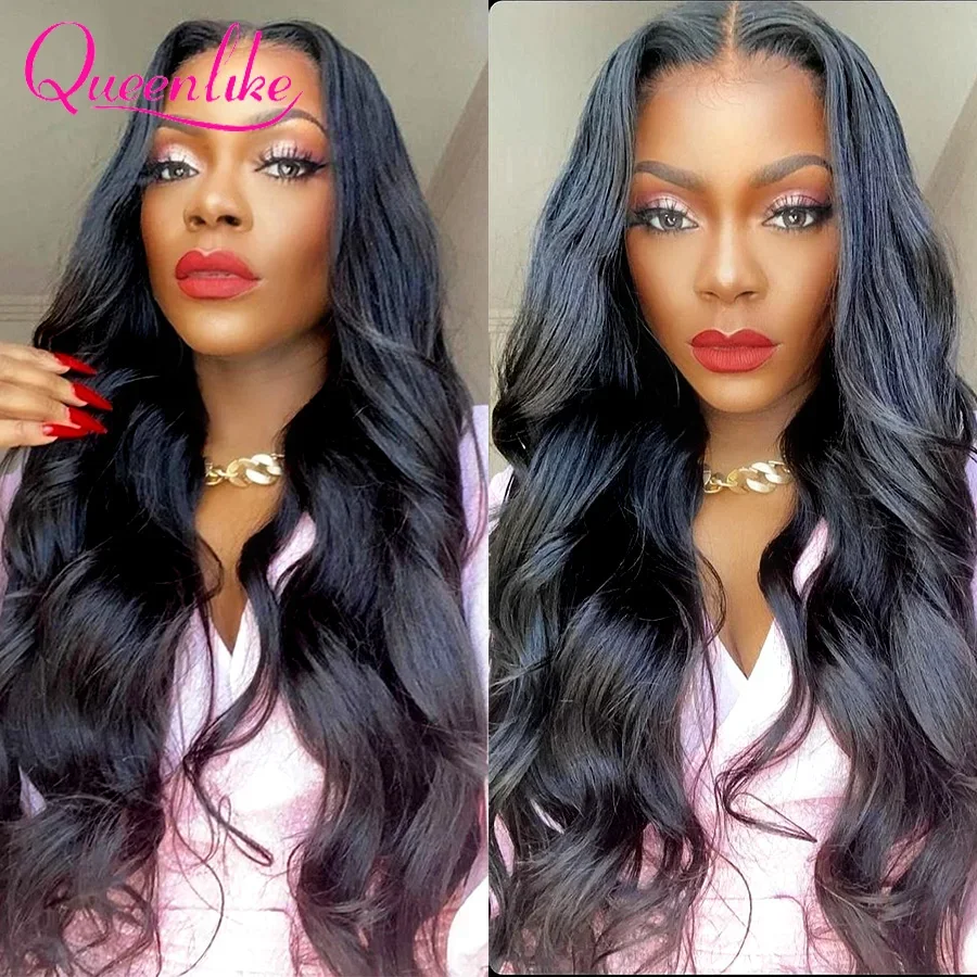 Queenlike 14-24 inch 4x4/5x5/6x6 Lace Closure 13x4 Body Wave Frontal Closure Only Brazilian 2x6 Middle Part Human Hair Closuse 5