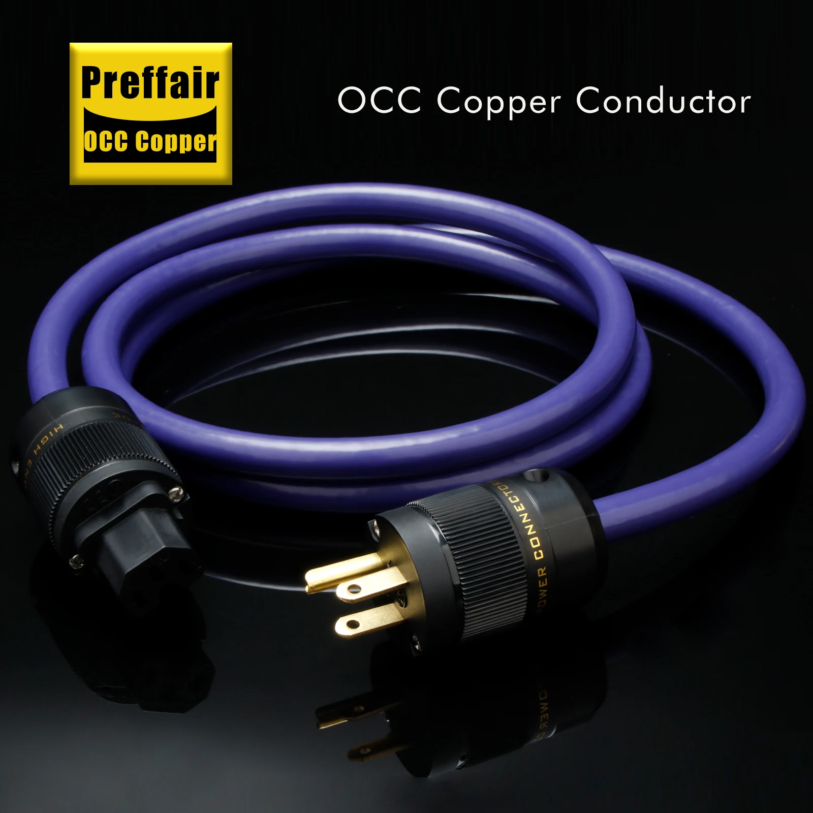 Preffair OCC 구리 AC 전원 코드 EU/AU/US Hifi 오디오 US/EU 전원 코드 연결 필터 CD 앰프