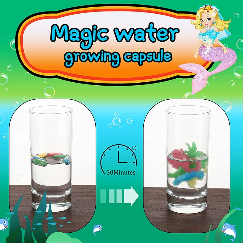 12 pz/set di nuovi giocattoli esotici Magic Soft Baby giocattoli cognitivi bambini Cartoon Dinosaur Toys capsule di crescita crescono in giocattoli d'acqua