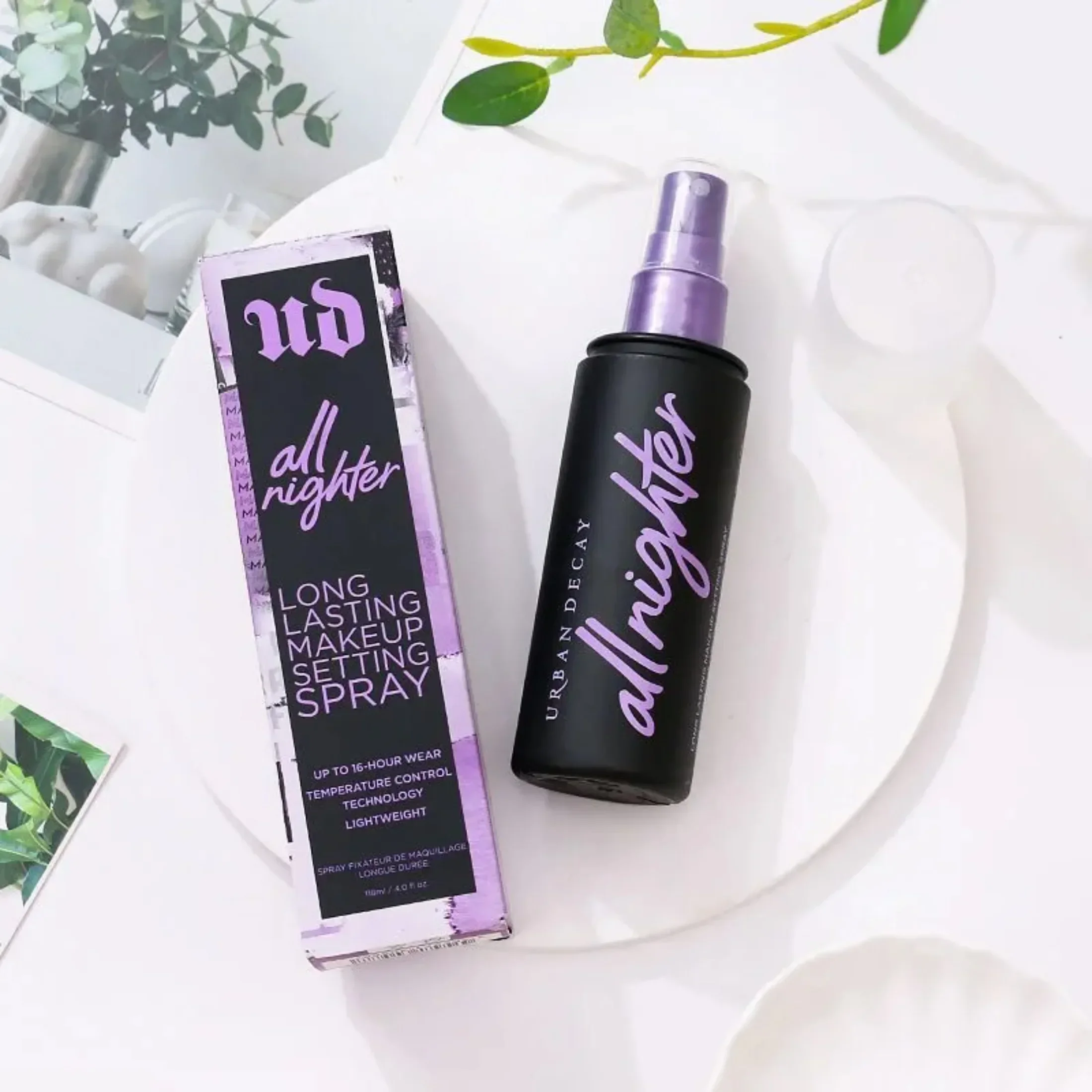 All Nighter Waterproof Makeup Setting Spray for Face Long-lasting Award-winning Finishing Spray for Smudge-proof & Transfer-re