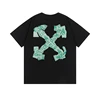 Spring Summer Luxury Brand Tide Street Style T Shirt Letter Pattern Printed Men Women Daily Versatile Cotton Clothing 2