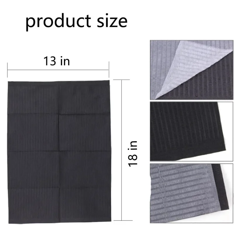 125/50/20Pcs Black One-time Tattoo Cleaning Wipes Pad Disposable Dental Piercing Bibs Waterproof Sheets Paper Tattoo Accessories 6