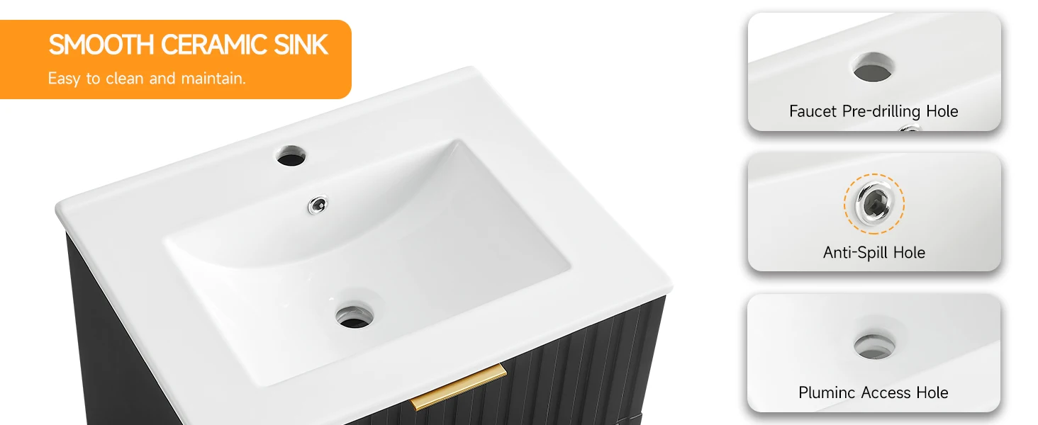 Smooth Ceramic Sink