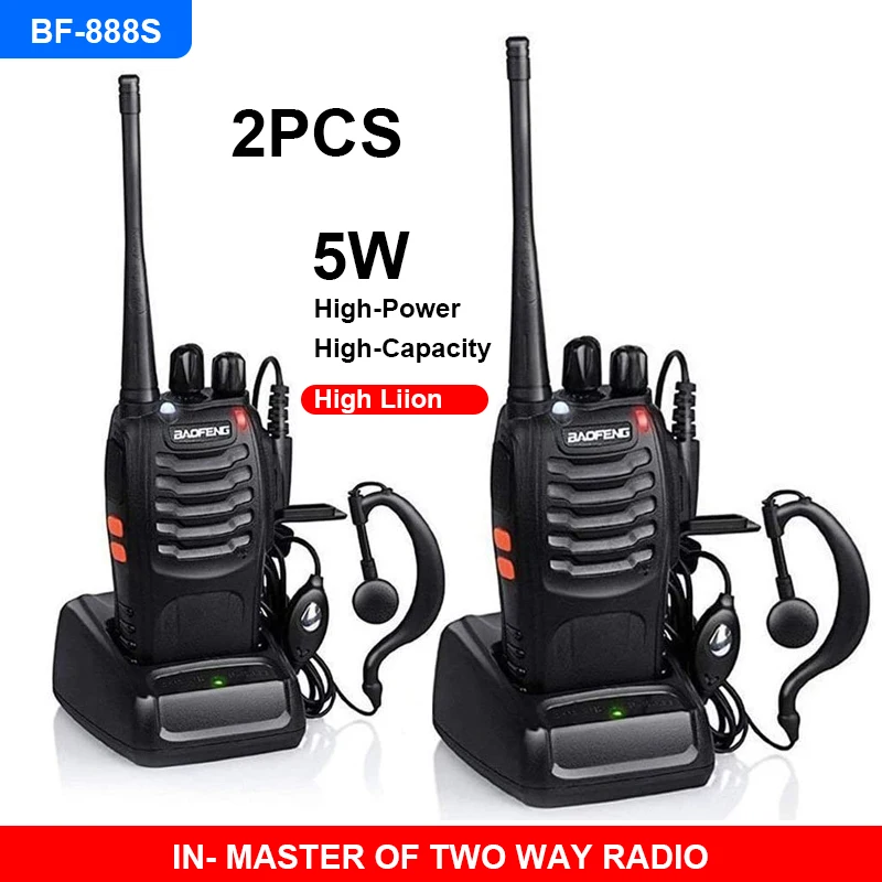 

Рация baofeng bf 888s, радиостанция, рация дальнего действия, рация УВЧ 5 Вт 400-470 МГц, радиопереключатель