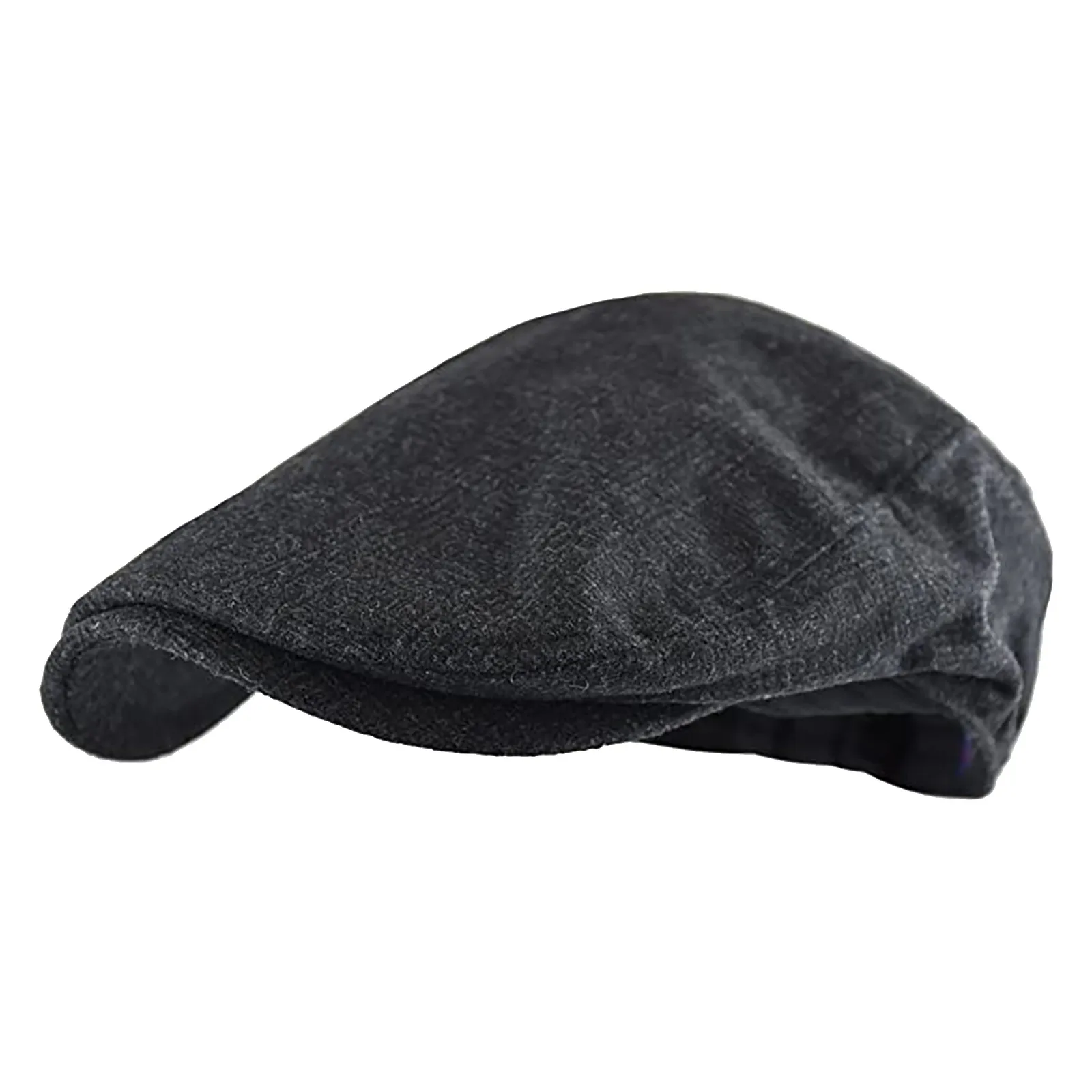 

Men Women Soft Plaid Retro Hats Casul Breathable Winter Warm Comfort Beret Solid Color Adjustable Unisex Spring Summer Dad Hat