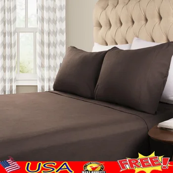 California King Flannel Cotton Sheet Set – Soft & Warm All Season 1