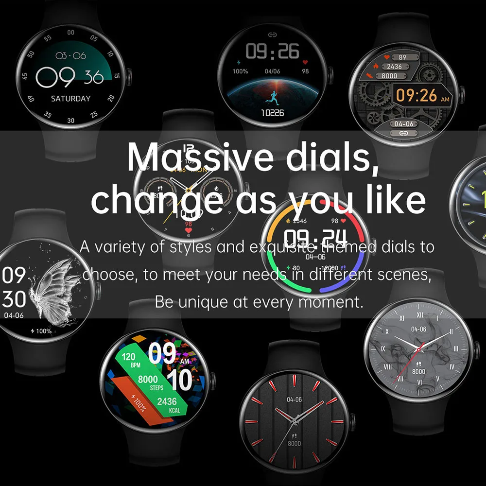 KAIMORUI LA13 Ʈ ġ   390 * 390px AMOLED ũ 3ATM  ƮϽ   Smartwatch ȵ̵ ios