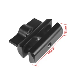 Universal Ball Head Adapter Clip Mount - 17mm Dual Ball Clip