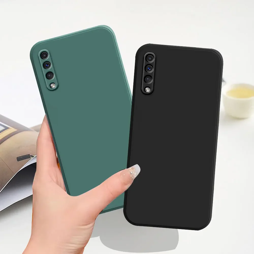 Shockproof Silicone Phone Case with Camera Protector for Samsung Galaxy A50/A50s