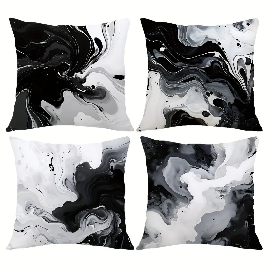Black and Gold Brushstroke Art PillowcaseBedroom Living Room Sofa Home Decor Polyester Cushion Cover with Zipper Black and Gold Brushstroke Art PillowcaseBedroom Living Room Sofa Home Decor Polyester Cushion Cover with Zipper