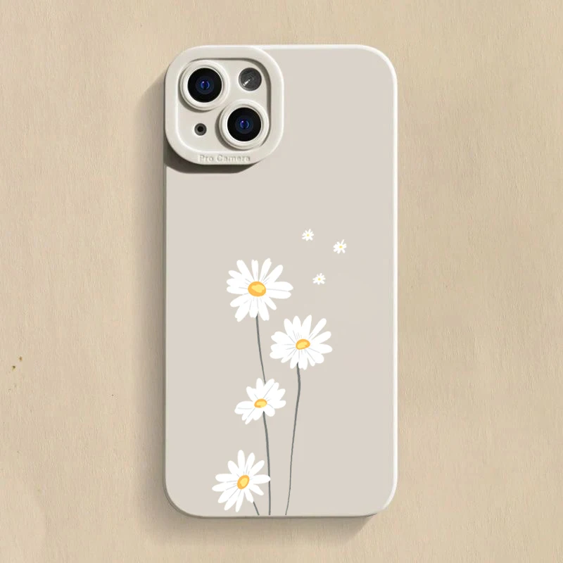 Pink Cherry Blossom Silicone Soft Phone Case